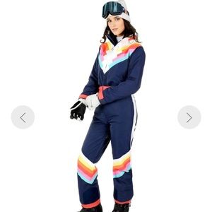 Tipsy Elves Santa Fe SnowSuit perfect worn 2x snowboarding skiing
